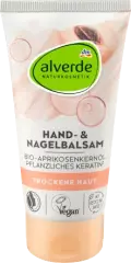 alverde NATURKOSMETIK krém na ruce a nehty Meruňka, 75 ml