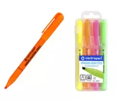 CENTROPEN Zvýrazňovač 2822/4 sada