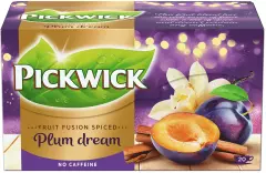 PICKWICK Čaj Plum Dream Švestky s vanilkou ovocný čaj 20 x 2 g